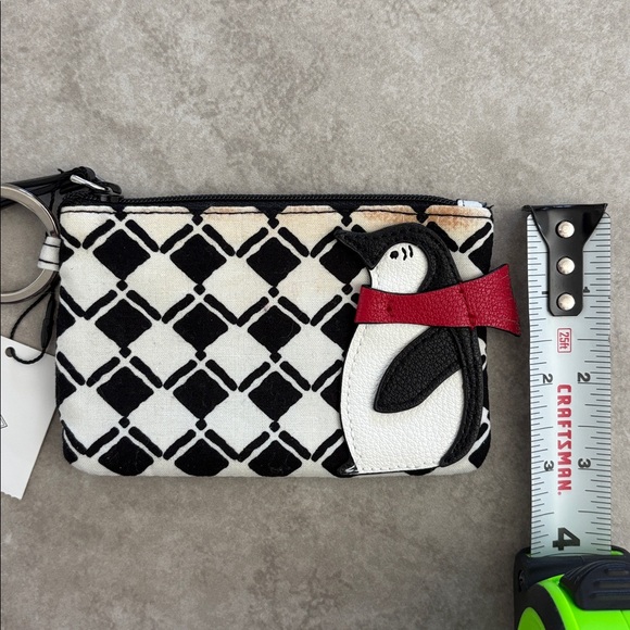 NWT Vera Bradley Penguin Check Zip ID Case - Picture 9 of 9